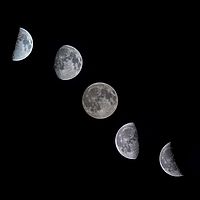 The moon series of September 2016
