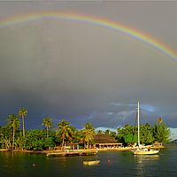Regenbogen im Paradies Panorama